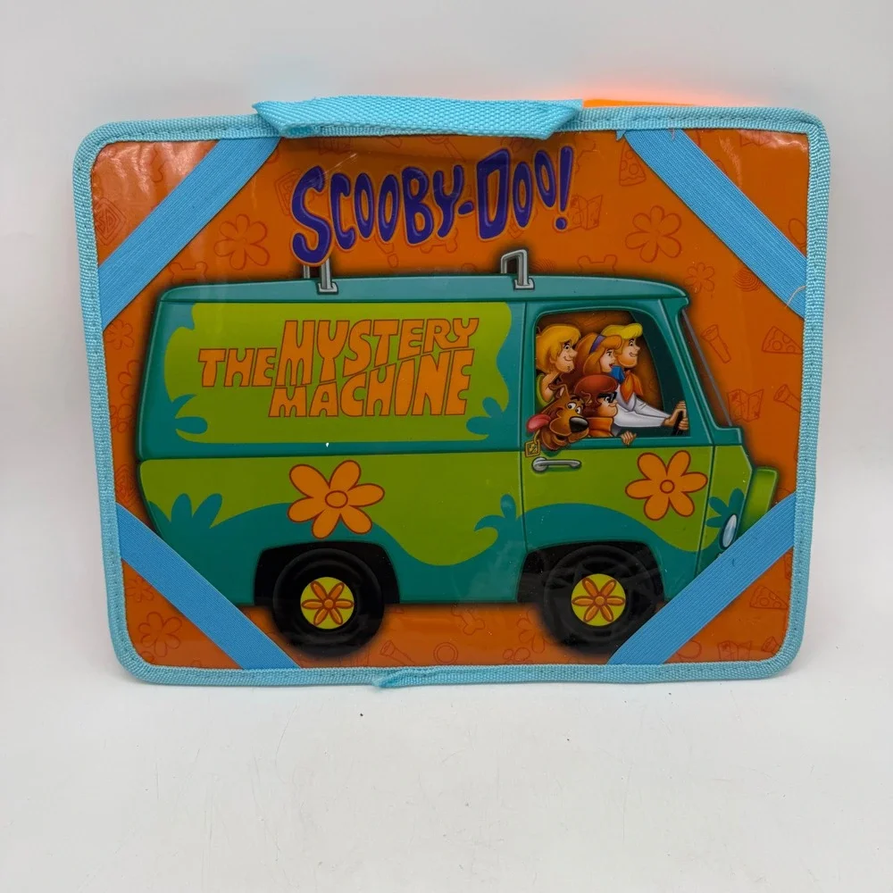 Scooby-Doo Travel Lap Desk Mystery Machine Orange Blue Activity Station Rare